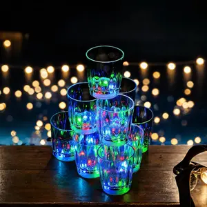 24 pcs 2 oz Flash Light up Cups Flashing Shots Glasses For New year party, Birthday party Festival