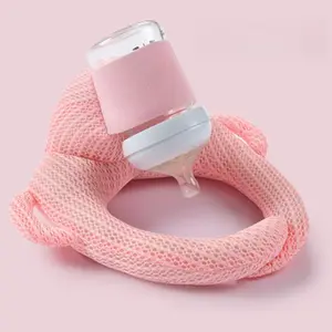 2026 New Multifunctional Baby Nursing Pillow, equipped with hands-free fixed bottle holder and soft support bracket. Ergonomic and cozy, perfect for newborns and infants to lie down and feed effortlessly. Practical daily feeding accessory for easy nursing