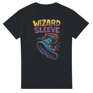 Wizard Sleeve. Heavyweight Unisex Crewneck T-shirt | Gildan® 5000