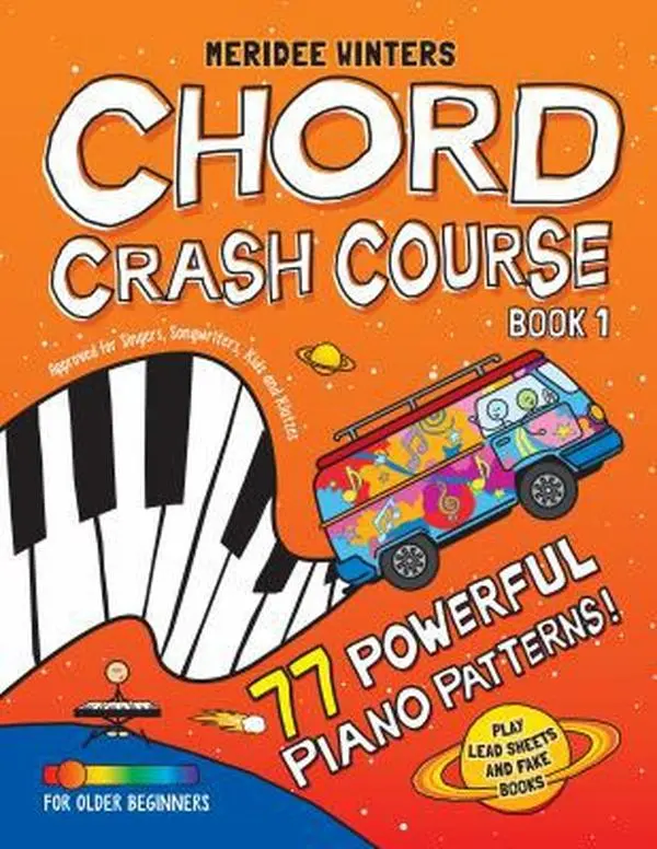 USED-Meridee Winters Chord Crash Course: A Teach Yourself Piano Book for Older Beginners and Adults by Meridee Winters (Paperback)