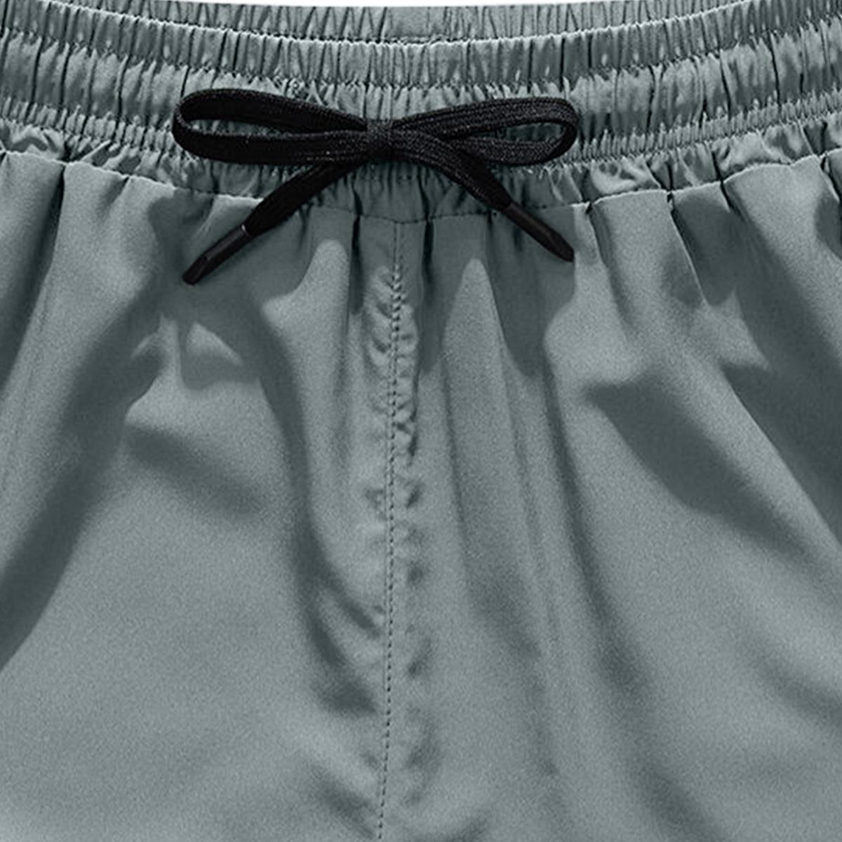 Men’s quick-dry, stretchy summer training shorts with built-in liner—lightweight, breathable running shorts that are versatile for gym workouts and beach trips; a stylish 2‑in‑1 quick‑dry, breathable athletic short for training.