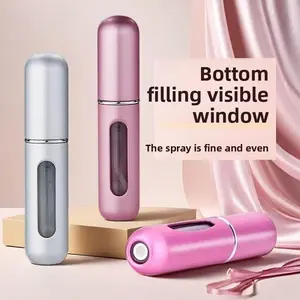 2 PCS Perfume Decanter 5ml Sample Portable Travel Bottle with Bottom Refill High-End Spray Perfume Decanter for Students Compact & Convenient Sub-Bottling Feature Transparent Design Fine Mist Spray Economical Choice