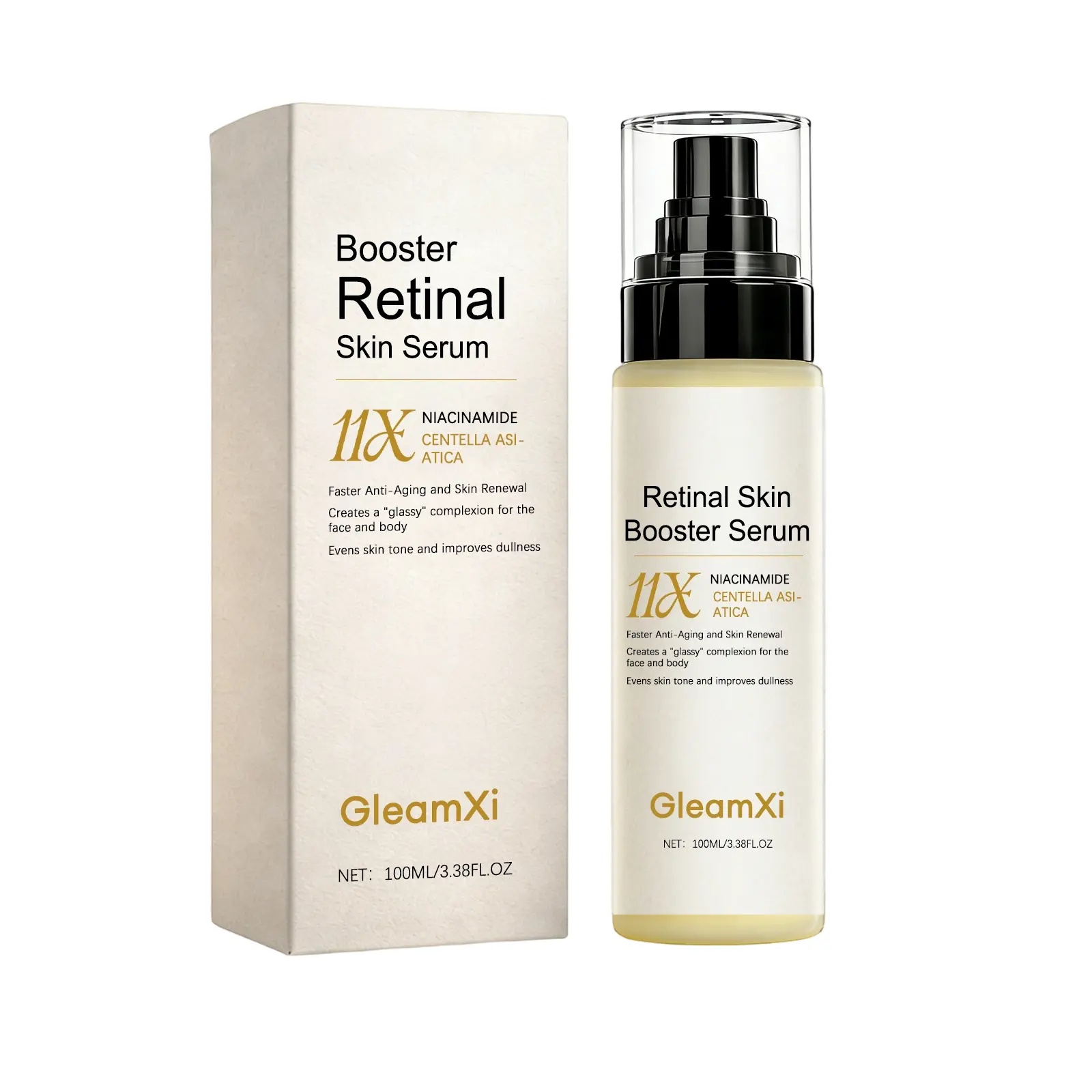 Retinol Skin Booster Serum Niacinamide Anti-Aging Serum -Serum For Fine Lines, Firming & Radiance | Hydrating Face Serum All Skin Types,100ml