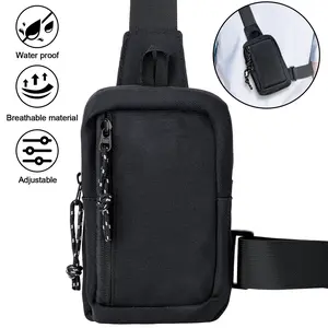 Small Sling Shoulder Bag - Waterproof Mobile Phone Chest Bag,Compact Crossbody Backpack for Travel Work Sport Use,Gift for Men Women