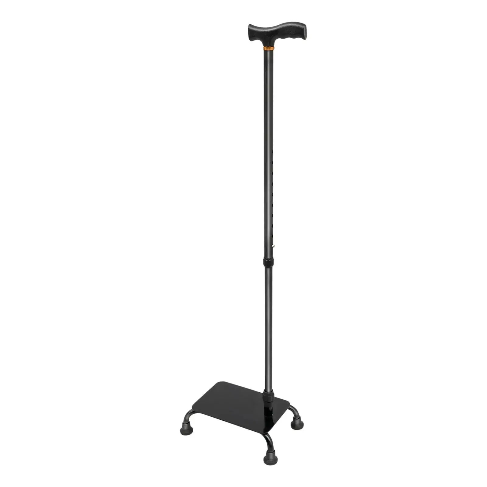 Adjustable Walking Stick with 4 Feet – Stair Climbing Assist Cane for Seniors