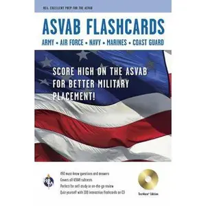 USED-ASVAB Flashcard Book by Editors of Rea (Paperback)