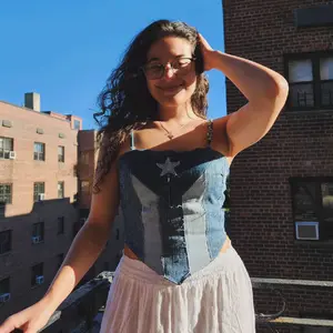 Boricua Denim Corset