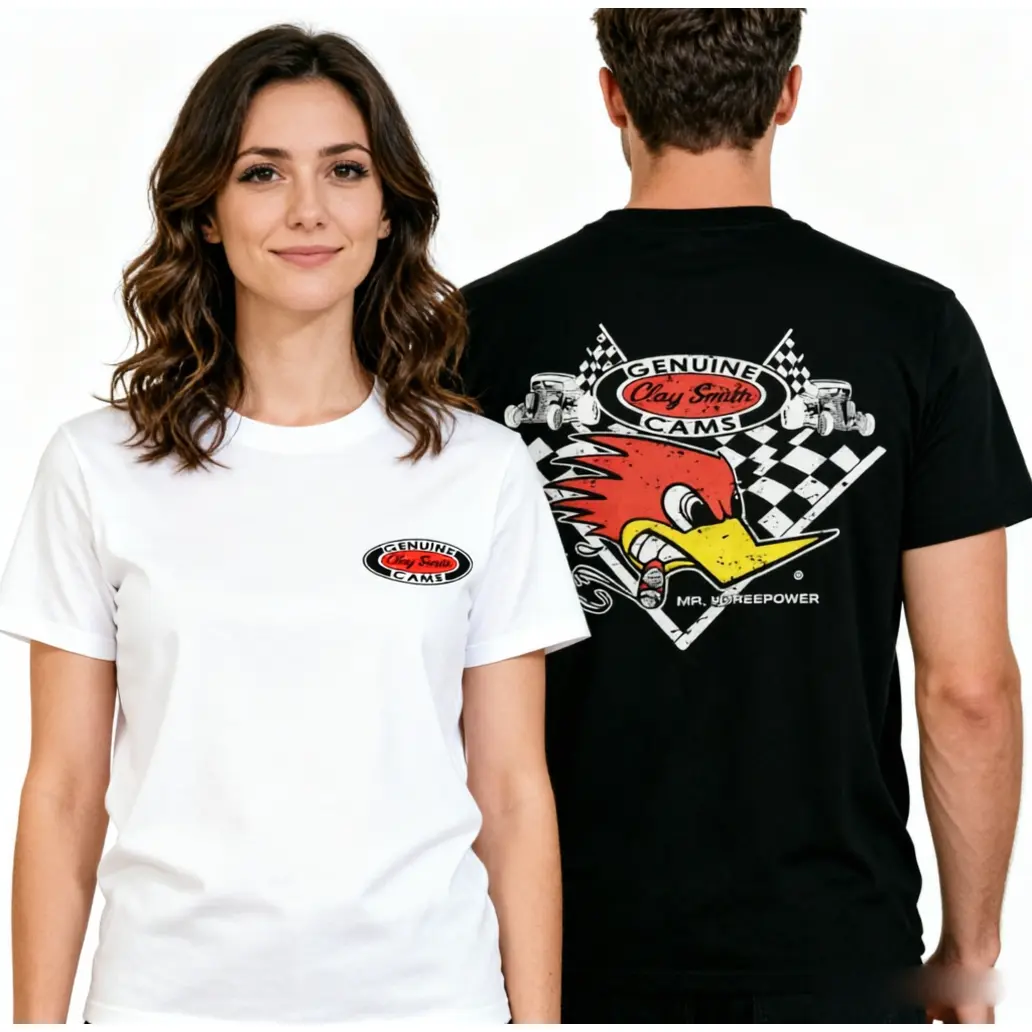 Clay Smith Cams Mr.Horsepower Tee – TikTok Shop Deals.Y2K Clothing meets streetwear.Graphic tees(viral) for men with vintage racing soul. Apparel Tshirt Cotton