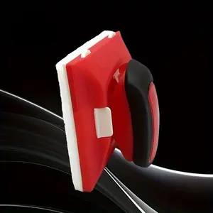 Edge Finishing Brush with Replacement Pad, Smooth & Traceless Color Paste & Gypsum Line Application Tool, Ideal for Baseboards & Wall Edges, Home & Interior