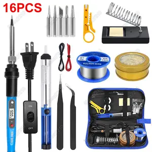 80W Instant Heat Soldering Iron Kit - Complete Set with Welding Gun, Solder Wire & Desoldering Pump | 60s Ready