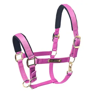 HILASON Western Safety Horse Halter Comfortable and Flexible | Nylon Halters Adjustable Cute