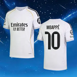 25-26 Home White No.10 Short sleeve Soccer Jersey