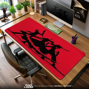 Soul Eater Trio Silhouette Mouse Pad, Anime Gaming Desk Mat, Desk Mat, PC Accessories.