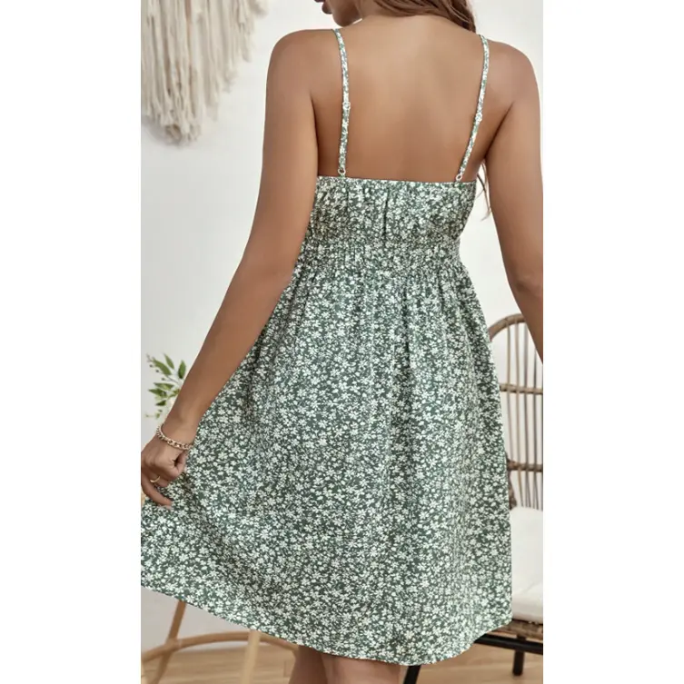 Green Ditsy Floral Maternity Dress - TikTok Shop