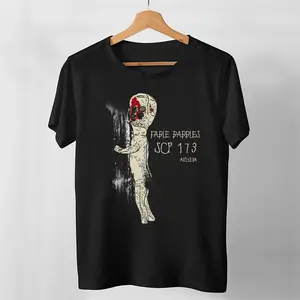 Scp 173 Fable Babbles 19 T Shirt For Boys Women Vintage Classic Tee Trending Unisex Shirt For Men Girls