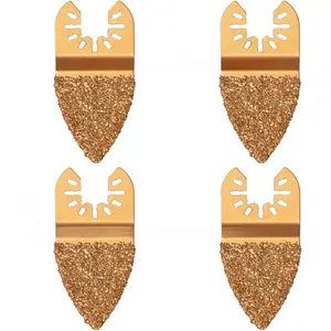 Finger Carbide Oscillating Multitool Blades for Grit Grout Mortar Concrete Masonry XG401F