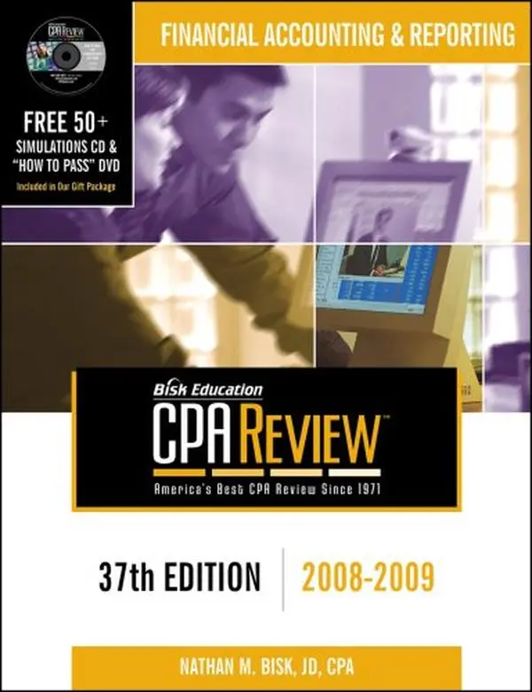USED-Bisk CPA Review: Financial Accounting & Reporting - 37th Edition 2008-2009 (Comprehensive CPA Exam Review Financial Accounting & Reporting) (Cpa Comprehensive Exam Review) by Nathan M. Bisk (Paperback)