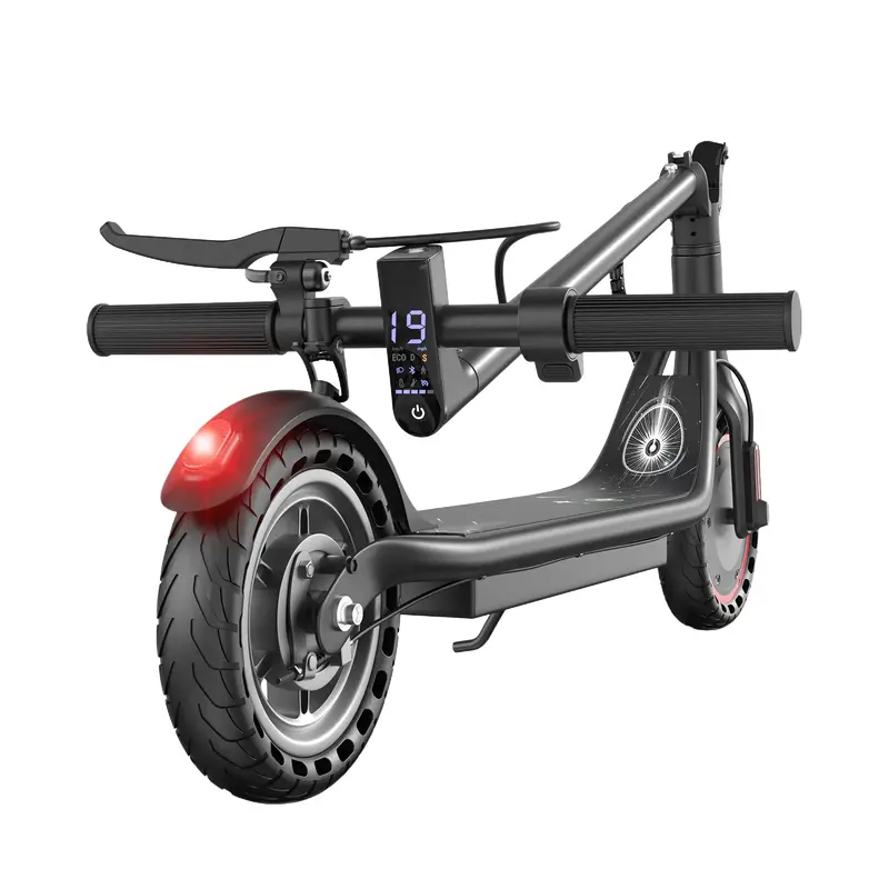 Unisex Adults Foldable Commuter Scooter (6 Years Above) - 8.5" Solid Grip Tires, 350W Silent High Performance Motor, 19MPH Fast Speed Scooter, 12 Mi Range, Compact, Double Braking System, Portable Sports & Outdoor Equipment