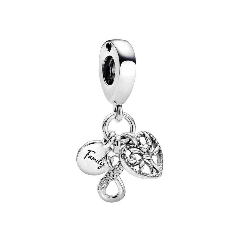 Boy & Girl Mother Theme Charms – 925 Sterling Silver Charms for Bracelets