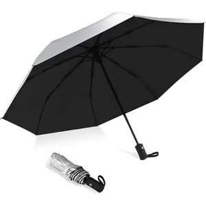 40/42/46/50inch UPF 50+ Sun Umbrella UV Protection UV Umbrellas for Sun Protection Compact Umbrella Travel Size Umbrellas for Rain Waterproof And Wind Resistant Auto Open Close