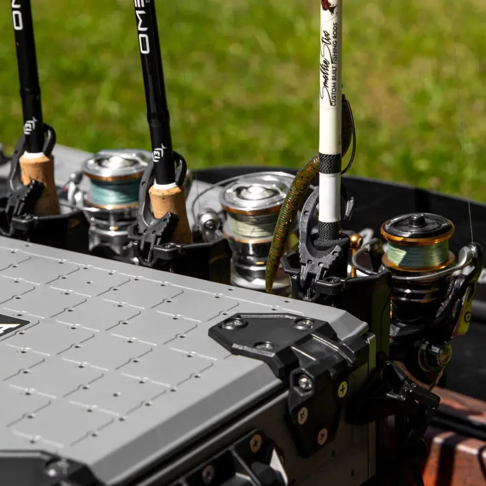 YakAttack BlackPak Pro Kayak Fishing Crate - 13" x 13", Battleship Grey Kayak Fishing Accessory