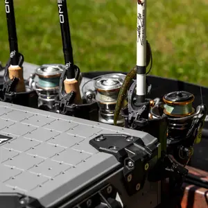 YakAttack BlackPak Pro Kayak Fishing Crate - 13" x 13", Battleship Grey Kayak Fishing Accessory
