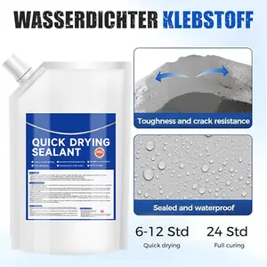 Concrete Crack Filler, 3ps Caulking Glue for Concrete, Cement Slab Repair, Caulking Glue Weather Resistant Type, Quick-Drying Caulking Sealant quick dry adhesive outdoor