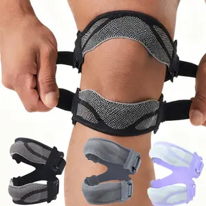 1PCS Patellar Tendon Support Strap - Knee Brace Band, Adjustable Knee Brace, Running Knee Brace | Adjustable Patellar Tendon Stabilizer Band, Relief Adjustable Patellar Band for Running & Soccer, Patellar Belt