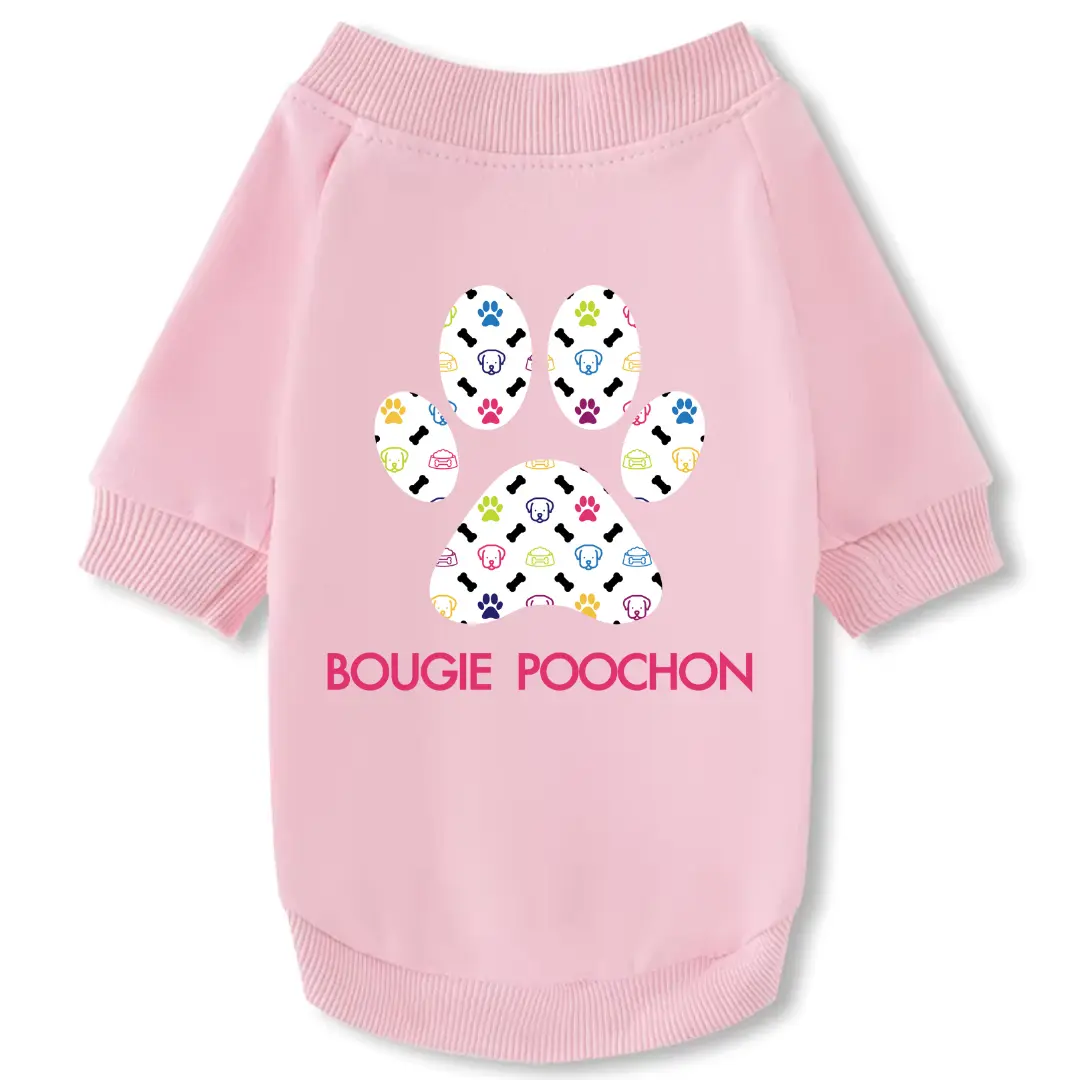 Dog Crewneck Sweatshirt- Bougie Poochon