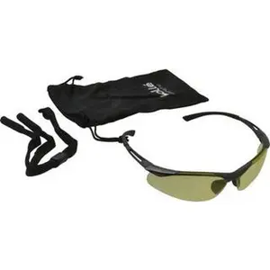 Bolle Safety Framed Wrap Around Safety Glasses (40046) - Gunmetal Nylon Frame, Yellow Anti-Fog Lenses, Scratch-Resistant, Wrap Around Sunglasses, Anti-Fog Lens