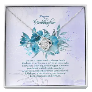 Goddaughter Necklace, Goddaughter Gifts From Godmother, First Communion Gift Girl, Confirmation Gifts For Girls Custom Necklace