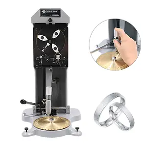 Professional Inside Ring Engraving Machine - Manual Stamper with Double-Sided Dial for Jewelry Makers & Custom Ring Engraving