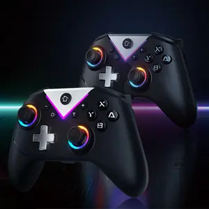 Buy 1 Get 1 Free – Switch 2 Controller Button RGB, Wireless Pro Controller, 11 Light Modes, Programmable, Vibration, Turbo, Wake-up, for PC/Switch/2/Steam/Windows PC/iOS/Android