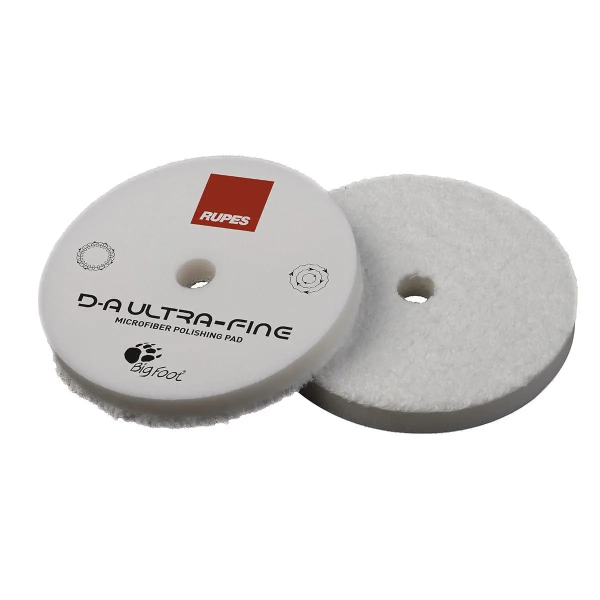 [D-A ULTRA-FINE] Microfiber Polishing Pad for Rupes Uno Protect, with Cutting Power, Defect Removal, Hard Paint Compatibility, and Polish Surfaces Functionality