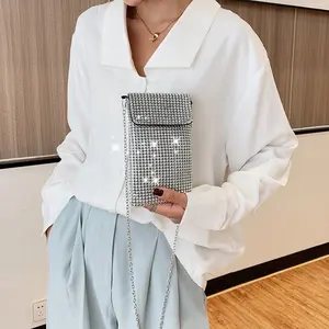 Women's Crossbody Bag Glitter Evening Bag Purse Sequin Wedding Handbag