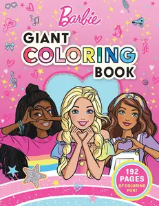 Barbie: Giant Coloring Book -- Mattel - Paperback