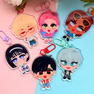 Alien Stage Keychain - ALNST Acrylic Charms - Cute Characters, Kawaii Bag Charm for Keys, Backpack & Gifts, Collectible Fan Accessory, Aesthetic Game Merch!