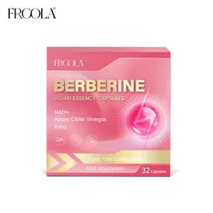 Frcola Metabolism Support Liquid Essence Capsules with Apple cider Vinegar，NAD+，Berberine，and Keto  For Healthy Metabolism and Energy