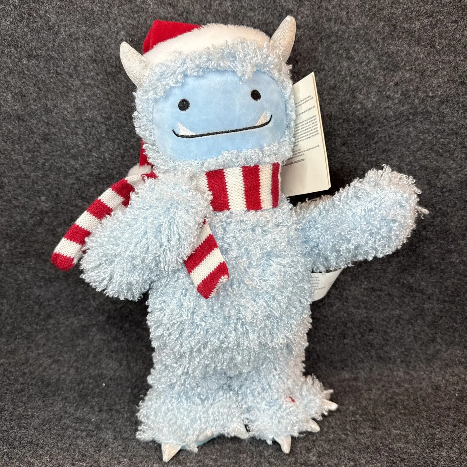 Gemmy 13” Blue Yeti Monster Singing and Dancing Christmas Decoration