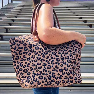 Leopard Print Tote Bag