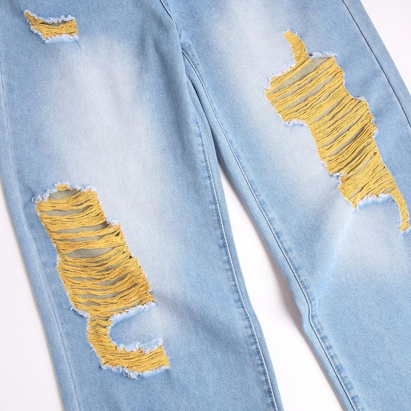 【tiktok shop deals】JUNBAOSS Women's Baggy Ripped Jeans Y2K Casual Vintage Grey Wide Leg Skater Denim Pants Loose Fit Long Trousers 2000s Streetwear High Waisted Steampunk Yellow Patched Trendy Bottoms Wideleg  Womenswear Hipster Fashion fall outfits