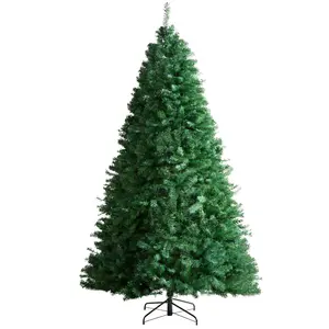 VEVOR Christmas Tree,  7.5ft Artificial Xmas Tree, Full Holiday Decor Tree with 1346 Branch Tips and Metal Base for Home Party Office Decoration
