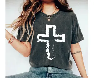 Cross Shirt, Jesus Shirt, Christian T-Shirt, Religious Gifts, Bible Verse Shirt, Motivational Christian Shirt, Jesus Tee