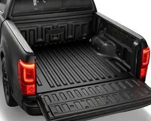 【Yzona】Truck Bed Mat for 2019 2020 2021 2022 2023 Ford Ranger 5FT Short Bed (59.6 in), Custom Fit TPE Bed Liner, Heavy Duty All Weather Protection Pickup Liner, Durable Easy to Clean