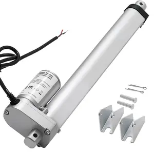 fathersdaygift VEVOR 12V Linear Actuator, 9.84 Inch High Speed 0.6/s Linear Motion Actuator, 225lbs/1000N with IP54 Protection Mounting Bracket for Lift Desk, Recliner Chairs, Window Door Opener