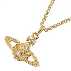 Pre-owned vivienne westwood Brass Small Leather Goods Necklace