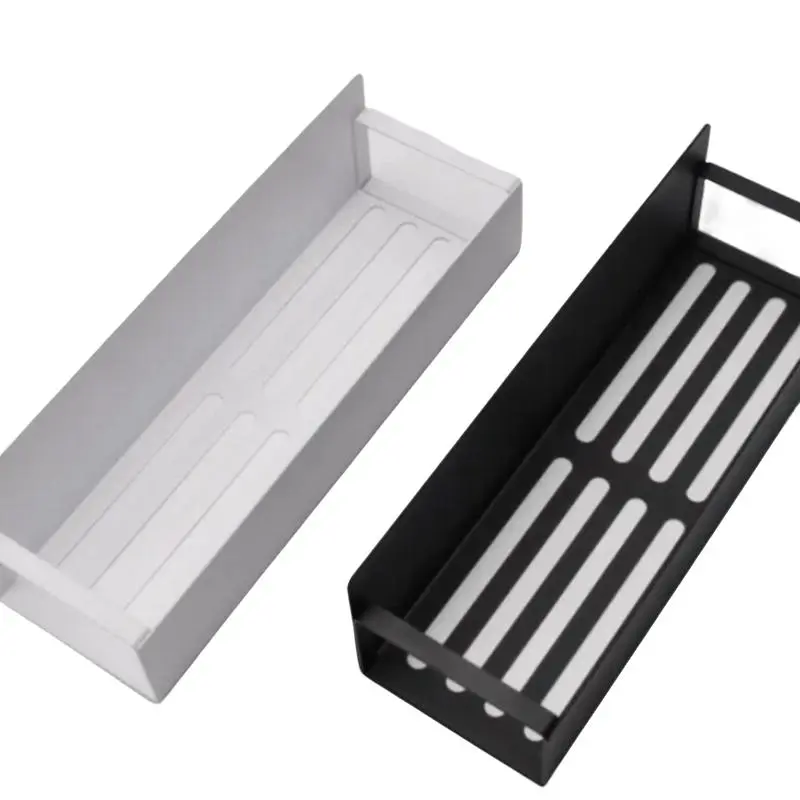 Magnetic Refrigerator Organizer Rack, Adjustable No-Drill Kitchen Spice Holder, Magnetic Storage Side Shelf for Fridge Organization, Adjustable Metal Racks