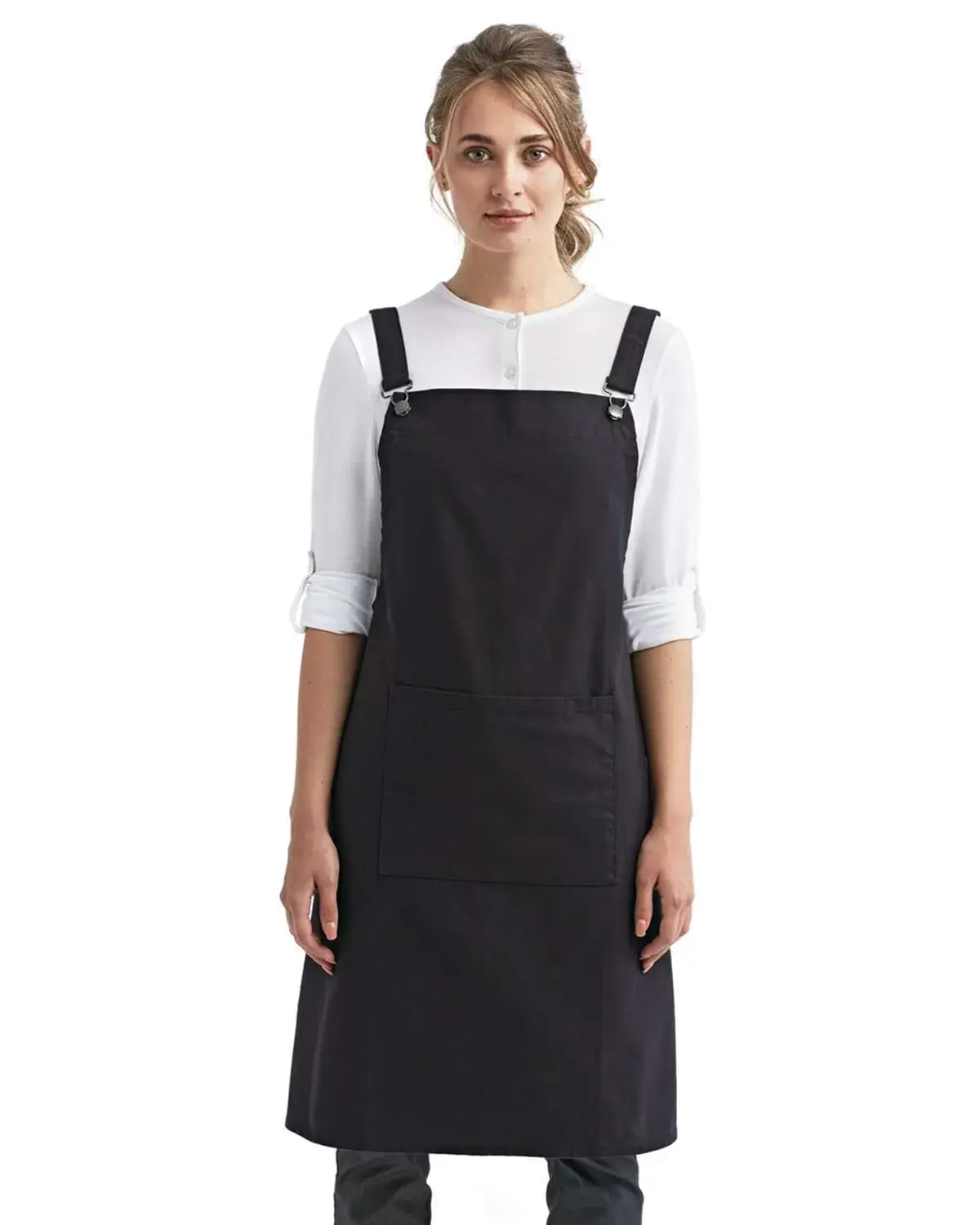 Artisan Collection by Reprime Cotton Cross-Back Barista Apron - RP129