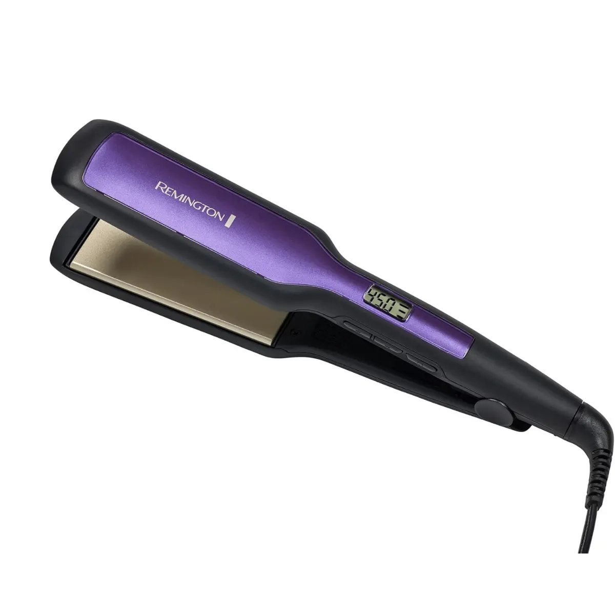 Remington 1.75in Width Hair Straightener - Anti-Static Ceramic Floating Plates (30% Longer), Ceramic-Titanium Coating, 30-Second Heat Up, 60-Minute Auto Shut-Off, Frizz-Free for All Hair Types