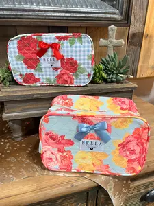 Quilted Cosmetic Bag